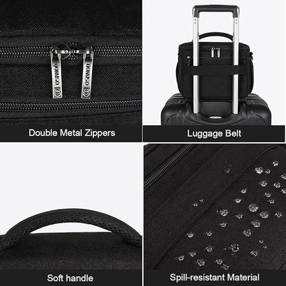 DOMISO Camera Bag Case Waterproof Anti-shock Shoulder Bag, Black