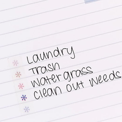 Erin Condren Essentials Iridescent Washi Tape 4-Pack | One Checklist Roll, to-Do List Roll, Two Decorative Rolls | Decorate Your Book and Elevate Your Look with This Stylish Washi Tape