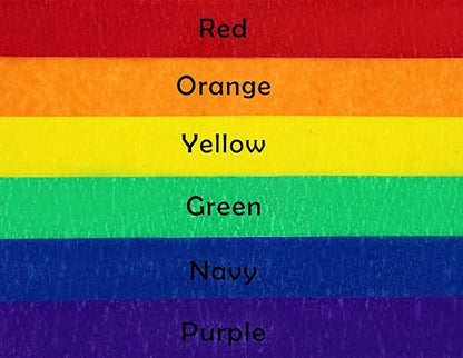 Colored Masking Tape, Colored Painters Tape for Arts & Crafts, Labeling or Coding - Art Supplies for Kids - 6 Different Color Rolls - Masking Tape 1 Inch x 13 Yards (2.4cm X 12m)