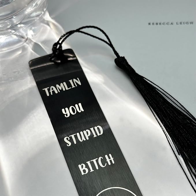 Funny Christmas Bookmark for Women - Gifts Bookmark for Women Men You Stupid Bitch Book Lover Gifts for Bookish Reader Nerd Fans Friends Book Accessories Bookmark Reading Birthday Gifts