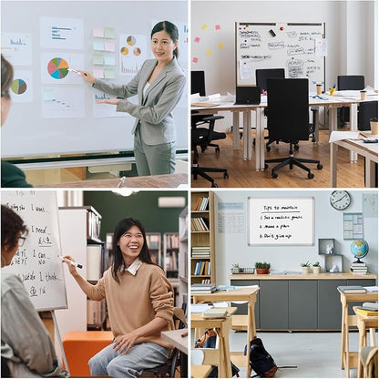 maxtek Dry Erase Markers, 38 Count Chisel Tip Whiteboard Markers, 6 Assorted Colors, Low Odor Dry Erase Pens for School Office