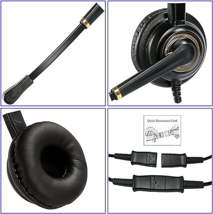 Cisco Phone Headset Corded RJ9 Telephone Headset with Noise Cancelling Mic Compatible with Cisco CP-7821 7841 7942G 7931G 7940 7941G 7945G 7960 7961G 7962G 7965G 7975G 8841 8861 9951 9971 etc