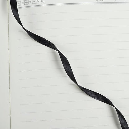 Journal Notebook Journal for Men/Women Journals for Writing A5 180Sheets 360Pages College Ruled Notebook 100gsm Lined Paper Leather Hardcover Journal 5.9'' X 8.4'' (Black)