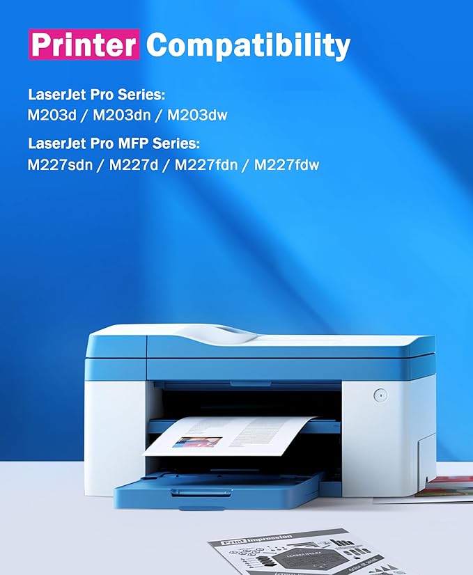 30A Black Ink Cartridge Compatible for HP30A Ink CF230A 30X Black High Yield Toner Cartridge Work with HP Laserjet Pro MFP M203dw M227fdw M227fdn M203dn M227sdn M203d Printer (2 Black, CF230X)