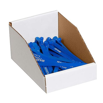 Partners Brand PBINBIN69 Open Top Bin Boxes, 6" x 9" x 4 1/2", Oyster White (Pack of 25)