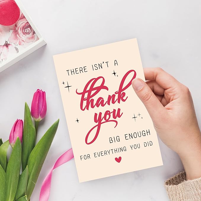 Funny Thank You Card, Thank You Cards Gifts for Men Women for Men Women Teacher Boss, Happy Appreciation Card for Him Her