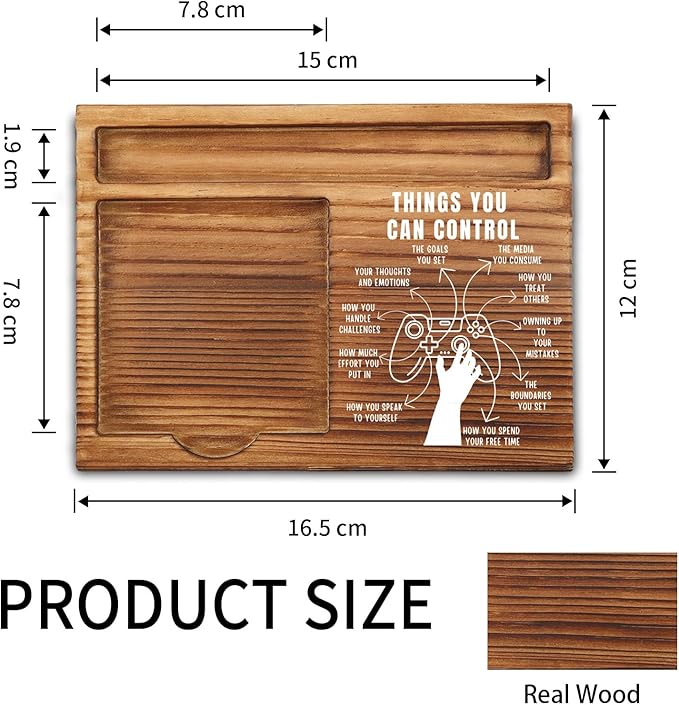 Things You Can Control Mental Health Sticky Note Holder, Therapy Office Decor Calm Corner School Counselor Office Psychologist Gifts, Self Care CBT Self-Stick Note Pad Holders ZSS37