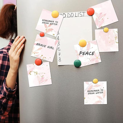 9 Pieces Boho Leaves Sticky Note Pads Adhesive Memo Notes Self-Stick Note Pads for Reminders, Study, Work, Office, School and Home, 9 Styles