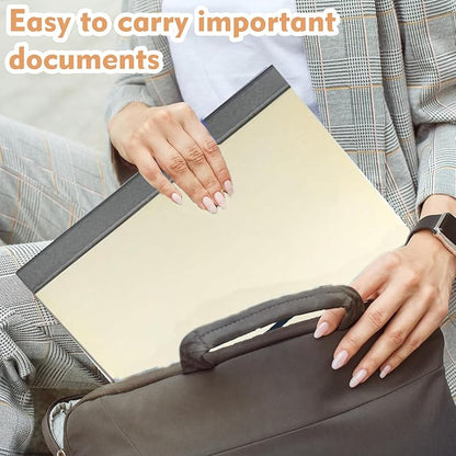 in Case I Go Missing Binder,The Folio Document Organizer,Lifebook Document Organizer with Labels,Suitable for Important Document,Emergency Binder,Life Binder,Passports,and Letters(Yellow)