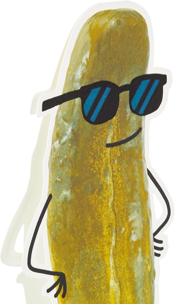 Hallmark Paper Wonder Shoebox Funny Pop Up Card (Big Dill) for Birthdays, Graduation, Congratulations