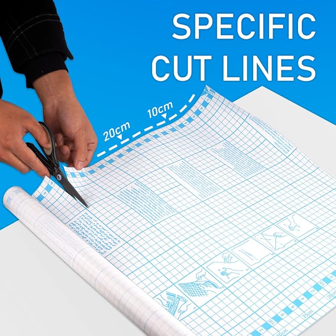 Chell Clear Contact Paper Roll for Books, 17.5 in x 20 ft Clear Self Adhesive Book Cover Paper Protector