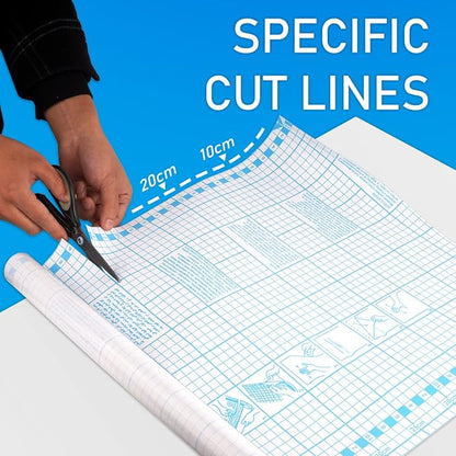 Chell Clear Contact Paper Roll for Books, 17.5 in x 20 ft Clear Self Adhesive Book Cover Paper Protector