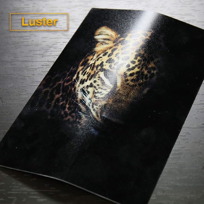 A-SUB Premium Photo Paper Luster 8.5x11 Inch 66lb for Inkjet Printers 50 Sheets, Single Sided