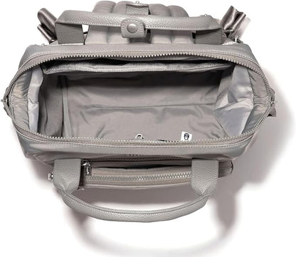 Baggallini Chelsea Laptop Backpack, Steel Grey Twill