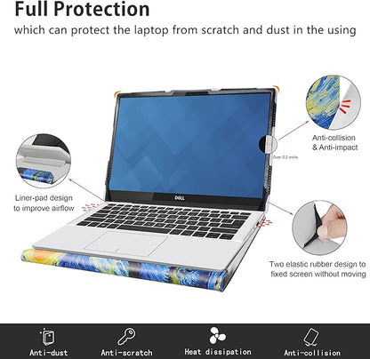 Alapmk Protective Case for Dell Latitude 5350 5340 5330 5320 5310/Latitude 2-in-1 5350 5340 5330 & EliteBook 630 G10/EliteBook 630 G9/EliteBook x360 830 G8/EliteBook x360 830 G7 13.3" Laptop,Starry