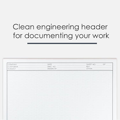 8.5" x 11" Isometric Graph Paper 50 Sheets Landscape - 0.25" Grid, Non-photo Blue, High Brightness, Drafting, Engineering, Art, 3D Design (3-Pack)