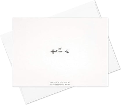 Hallmark Funeral Thank You Cards Assortment, Watercolor Flowers (50 Thank You for Your Sympathy Cards with Envelopes)