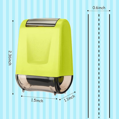 Sherr 2 Handwriting Line Stamp Roller Dashed Handwriting Lines Practice Roller Stamp for Kids, Teachers Kindergarten Education Classroom Back to School Need(2.72 x 2.44 x 1.54 Inch,Green, Pink)