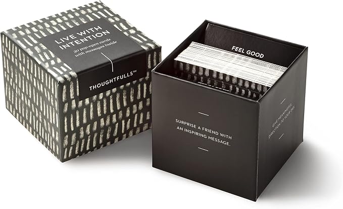 Compendium ThoughtFulls Pop-Open Cards — Live with Intention — 30 Pop-Open Cards, Each with a Different Inspiring Message Inside