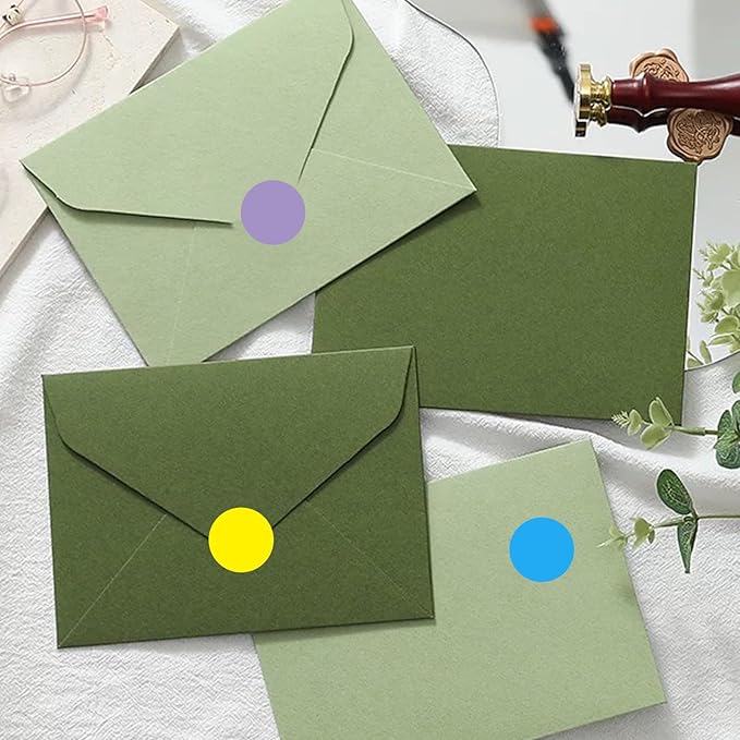 Dot Stickers,Pack of 2400 Round Color Coding Circle Dots Stickers Labels (3/4",Yellow)