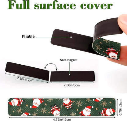 30 PCS Magnetic Bookmarks for Books, Page Markers Cartoon Christmas Book Marks, Assorted Bookmarks for Kids Set, Book Marker Clip for Students Teachers Reading, Book Lovers Gifts