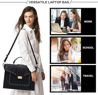 EaseGave 15.6 Inch Laptop Briefcase for Women