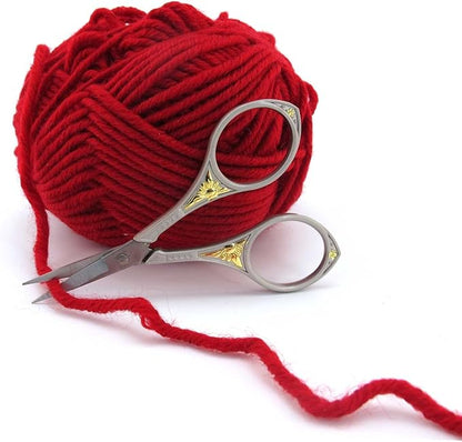 JubileeYarn Sun Motif Embroidery Craft Scissors - Silver - 1 Scissor