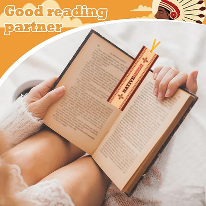 150 Pcs Native American Heritage Month Day Bookmarks Bulk Heritage Month Teacher School Supplies Bookmarks Decorations for Women Native American Classroom Stationery Supplies