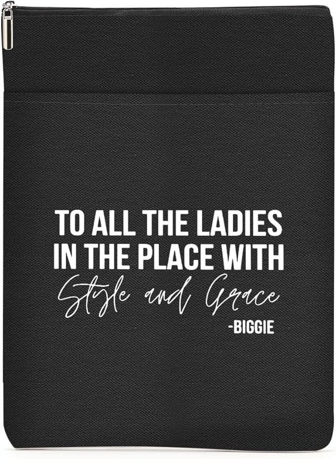 Book Themed Gifts Waterproof Book Sleeve Book Pouch Feminism Equality Rights Reading Gifts for Women Coworker Book Covers for Paperbacks Book Accessories Book Protector with Zipper and Front Pocket