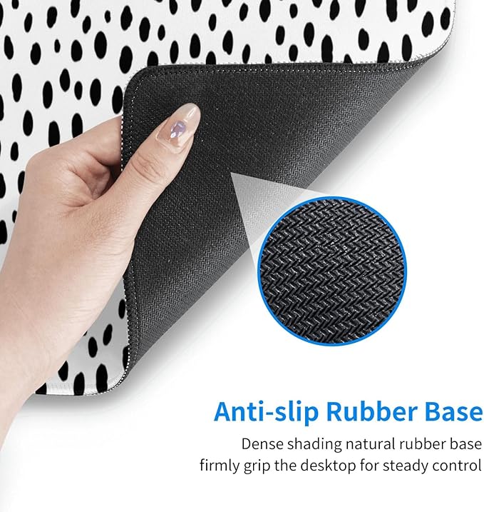 Extended Gaming Mouse Pad, Large Gaming Mouse Waterproof with Stitched Edges, Non-Slip Desktop Pad for Home and Office, Level Up Your 31.5x11.8 Inch… (Speckle Pattern)