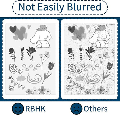 200 Sheets Thermal Printer Paper 8.5''×11'' US Letter Size Thermal Paper Compatible with Peripage, Munbyn, Jadens, HPRT, Phomemo Letter Portable Printer, Folded, Continuous, Perforated Thermal Paper