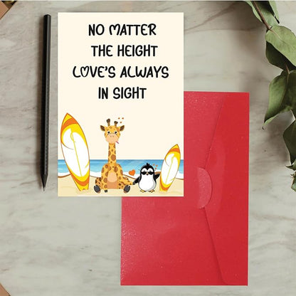 Cheerin Anniversary Day Cards for Him and Her - Funny Hilarious Greeting Card with Envelope - Birthday Card for Husband Wife Girlfriend Boyfriend
