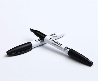 Dry Erase Markers Chisel Tip, 3 Assorted Colors, 72 Pcs Low-Odor Whiteboard Markers, Office & School Supplies