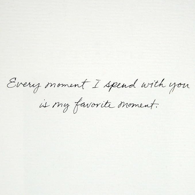 Hallmark Signature Love Card (Time Flies)