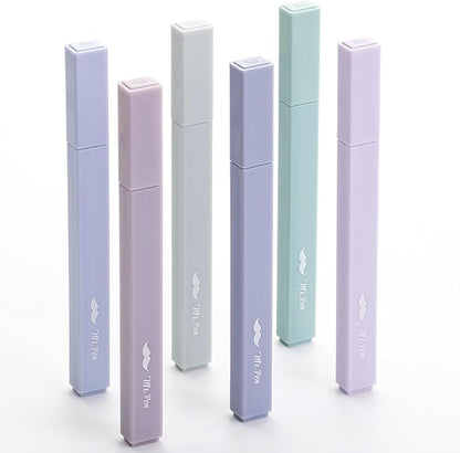 Mr. Pen- Aesthetic Highlighters, 6 pcs, Chisel Tip, Morandi Colors, No Bleed Bible Highlighter Pastel, Highlighters Assorted Colors, Pastel Highlighter Set, Cute Highlighters