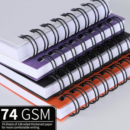 Pocket Notebook Small Notepad Pocket Notepad Small Spiral Notebooks 3X5Inches (6-blank)