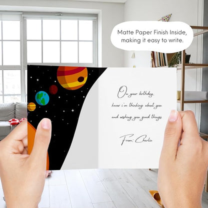 ALY LOU Naughty Anniversary Card, Funny Birthday for Boyfriend Husband/Him Her, Sarcastic Adult for Wife Girlfriend, Dirty Greeting Card (I Love You To Uranus)