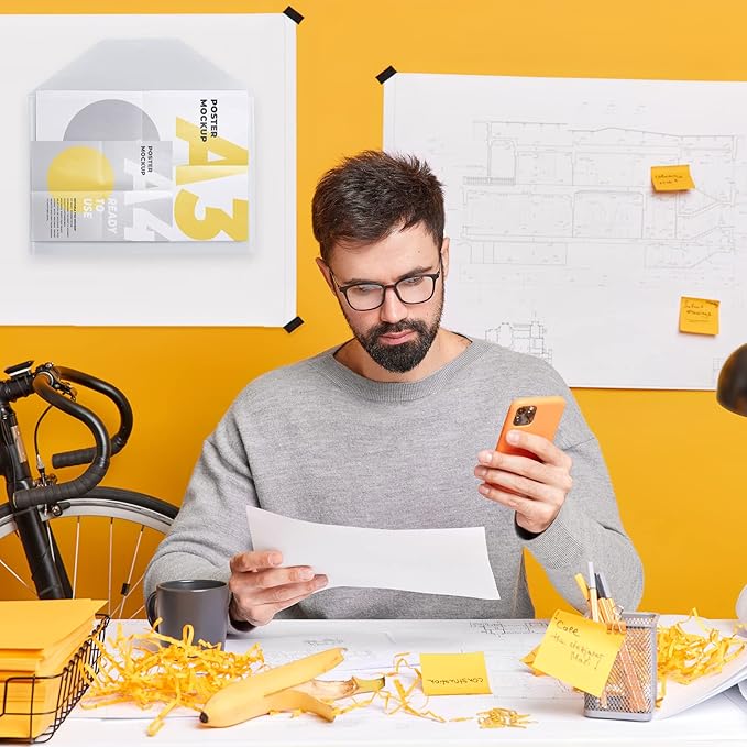 10 Pieces 11x17 inch Tabloid Size Document Folder Organizers with Snap Closure Clear Snap Closure File Folder Folder Poly Oversized Envelope File Folder Closure Plastic Folders for Office School Home