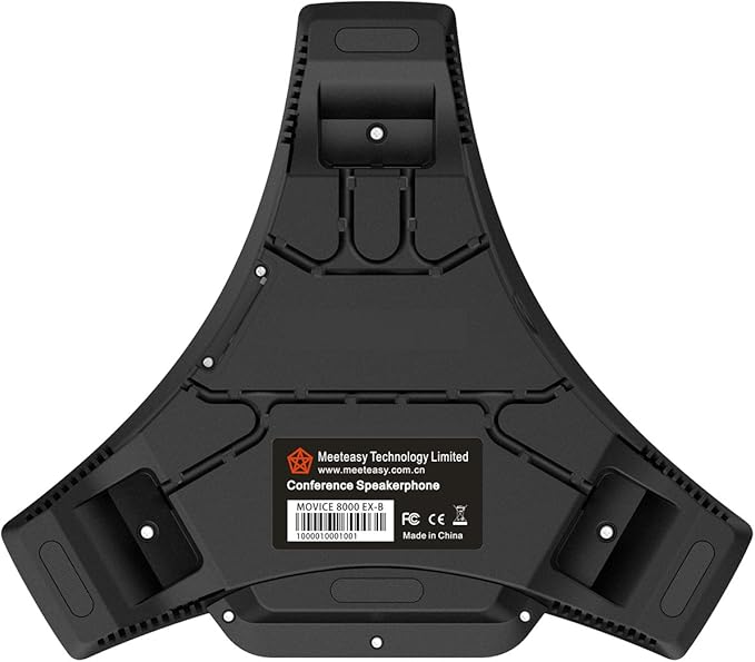 MVOICE8000 EX-B Bluetooth Conference Speakerphone with 2 Expandable Microphones for Web conferencing,360° &16ft Voice Pickup Range,Noise Reduction,Echo Cancellation