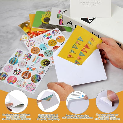 Joyberg 32 PCS Happy Birthday Cards Bulk with Envelopes, 4x6 Assorted Birthday Cards