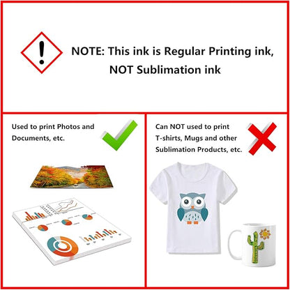 Magenta Regular Refill Ink Kit for T254 T252XL120-BCS T252XL220 T252XL320 T252XL420 Workforce WF-7710 WF-7720 WF-7210 WF-3630 WF-7620 WF-7610 WF-3640 WF-3620 for Refillable Cartridges or CISS