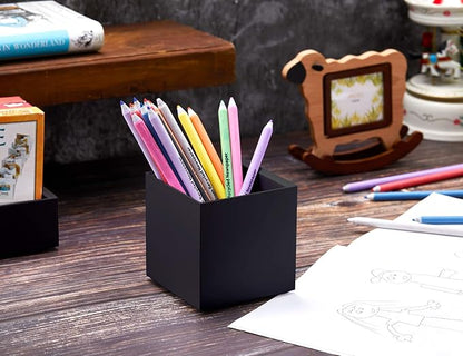 Bostitch Office Konnect Pencil Cup Desk Organizer, Pen Cup, Black
