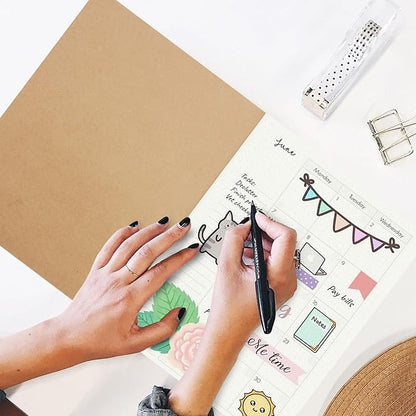 12 Pack Large Dot Grid Notebook Journals Bulk, 8.5" x 11" Dotted Journals Notebook for Travelers, College Students, Office-Subject Notebooks 60 Dotted Pages/30 Sheets