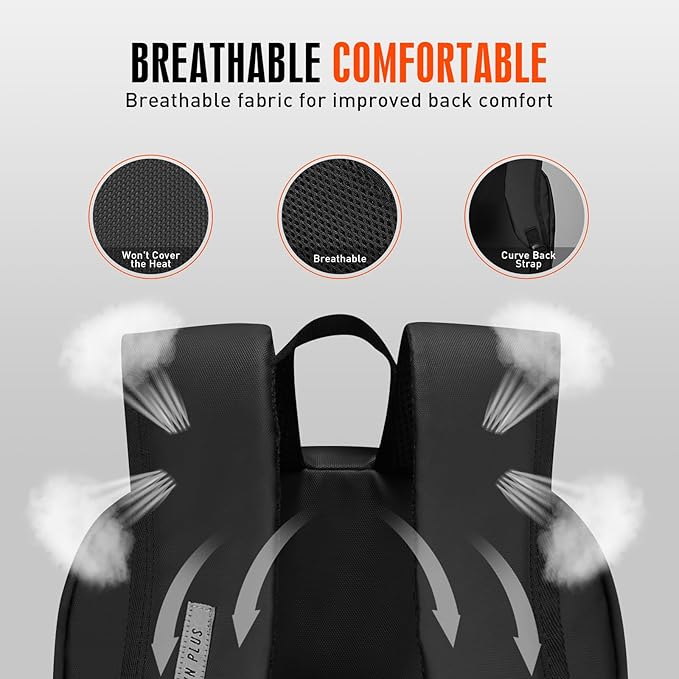 Versatile Lightweight Laptop Backpack - Durable, Water-Resistant for 13-15.6 Inch Laptops - Perfect for Work, Travel, Commute, Campus - Practical & Multi-Functional