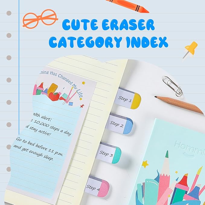 Sticky Notes Set Blackboard Self-Stick Note Pads Teacher Appreciation Gift Writing Memo Pads School Office Supplies