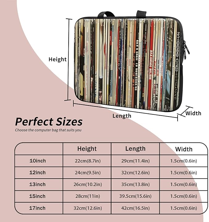 Universal Tablet Laptop Sleeve Case 10 inch, Books Slim Carrying Case Durable Handbag Travel Laptop Bag for 7 to 10-inch Laptops/Notebook/Kids Tablet/ipad/eBook Readers