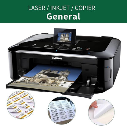 Shipping Labels 2"×4",40 Sheets,10-UP, 2×4 Stickers for Laser & Inkjet Printers,2×4 White Matte Printable Labels,US Letter Size