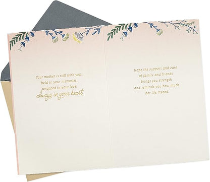 Hallmark Sympathy Card for Loss of Mom (A Mom's Love Never Ends)