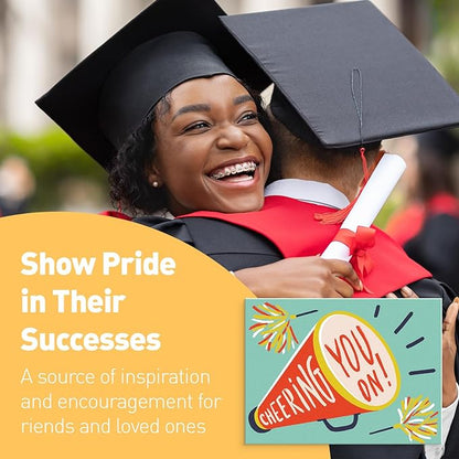 Sweetzer & Orange S&O Colorful Inspirational, Encouragement Cards with Envelopes Set of 24 - Blank Greeting sheets Assortment Box - Positive Affirmation notes and Envelopes - Motivating decor cards