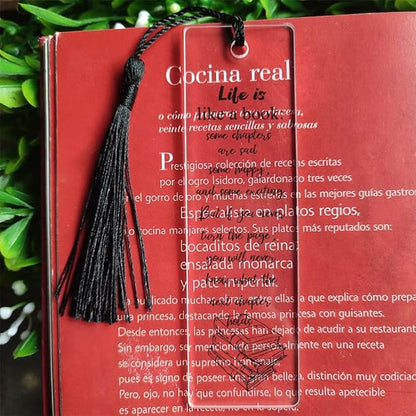Inspirational Book Quote Bookmark Gifts for Women Acrylic Bookmark for Girls Daughter Book Lovers Sister Bookworm Birthday Christmas Stocking Stuffers for Female Friend Sister Gifts